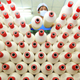 An employee works at a textile factory in Jimo, Shandong province May 19, 2014. China's cabinet has approved detailed plans to be carried out in 2014 to push forward economic reforms, underscoring Beijing's determination to foster more sustainable growth. Picture taken May 19, 2014. REUTERS/China Daily (CHINA - Tags: BUSINESS POLITICS TEXTILE) CHINA OUT. NO COMMERCIAL OR EDITORIAL SALES IN CHINA - GF2EA5K09G801